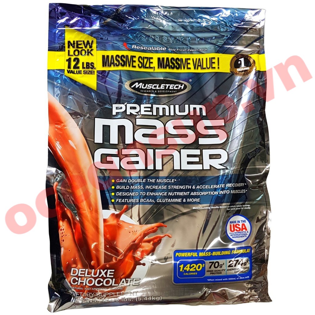 Premium Mass Gainer MuscleTech Tăng Cân Nhanh Khôi Lượng 5.44kg