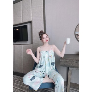 [Bộ Lụa Tằm Mềm Mại 2 Dây Xếp Li] Lụa Latin Loại 1