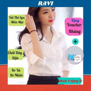 Áo Sơ Mi Công Sở💖𝑭𝑹𝑬𝑬𝑺𝑯𝑰𝑷💖Áo Sơ Mi Dài Tay Nữ Đẹp Dáng Suông Chất Vải Mềm Thoáng Mát Hàng Cao Cấp