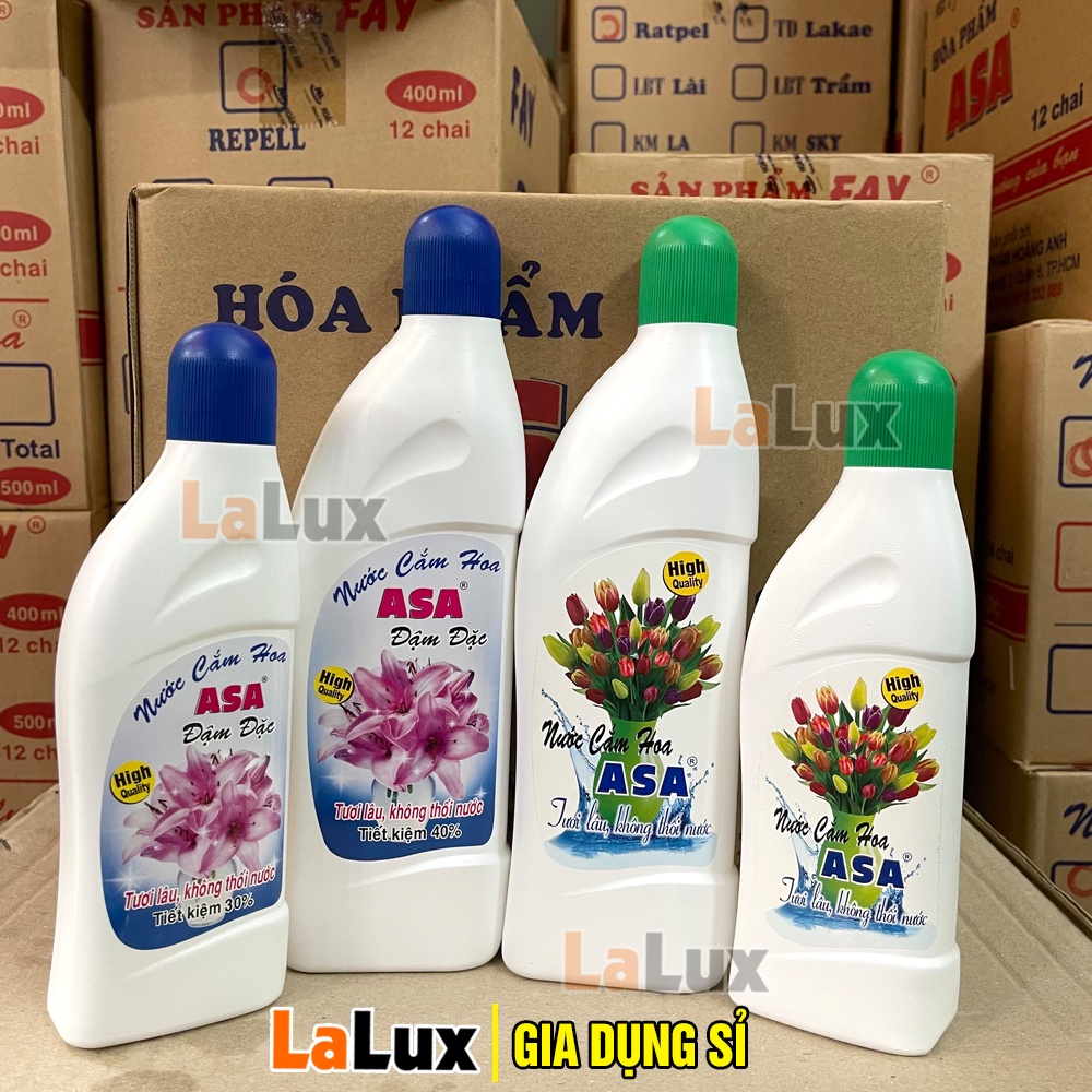 Nước Dưỡng Hoa Tươi Lâu ASA Đậm Đặc 400 / 200ML - Nước Cắm Hoa Tươi Lâu Siêu Dưỡng Hoa Lâu Tàn Lalux