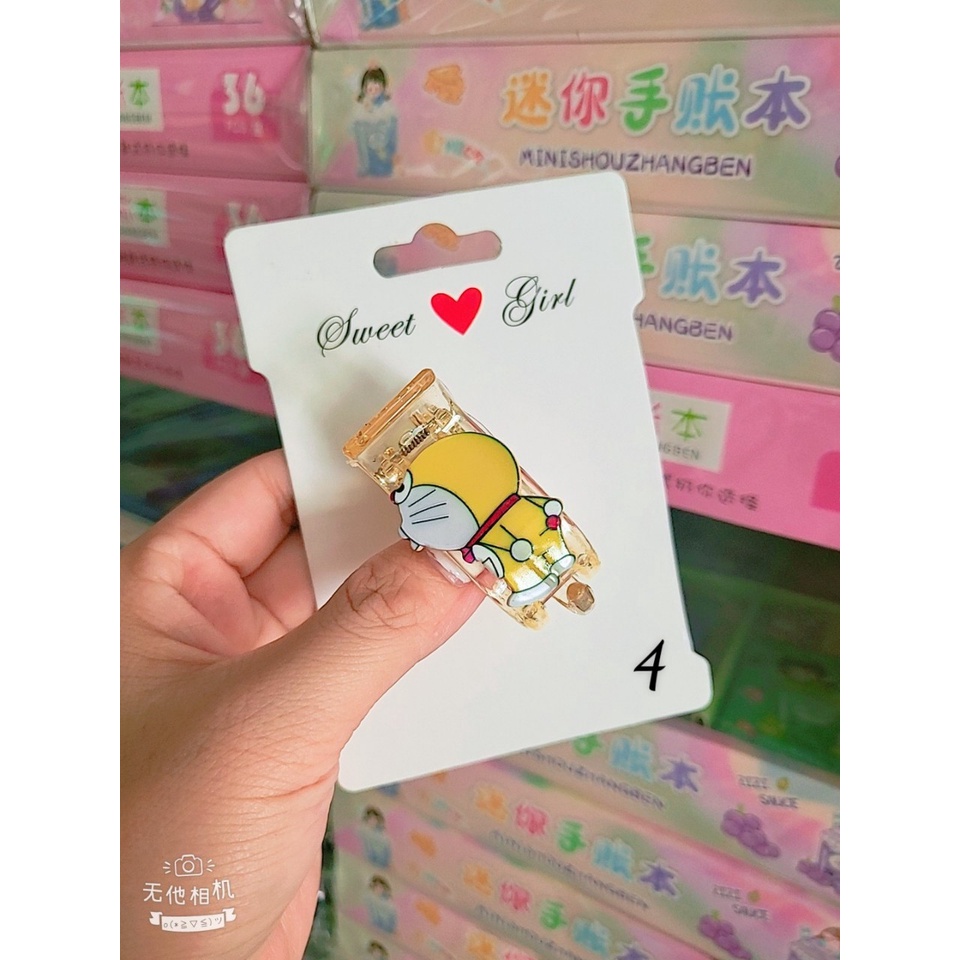 Kẹp tóc bạch tuộc - gấp tóc càng cua đuôi ngựa - cào tóc mika hoạt hình