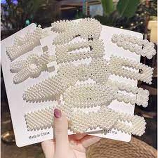 Chuyên sỉ , lẻ sét 20(10) kẹp tóc đính ngọc dễ thương(mỗi chiếc 1 mẫu khác nhau )