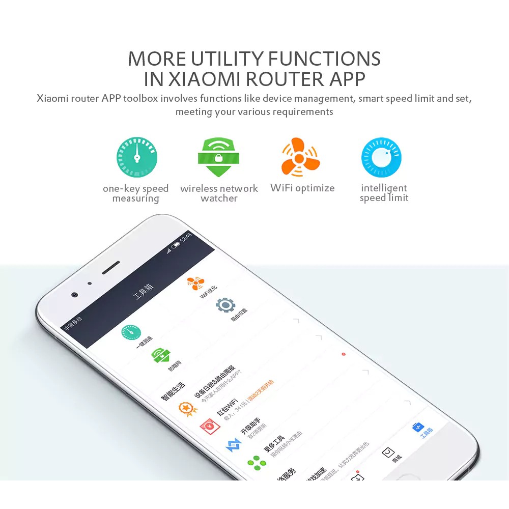Bộ định tuyến Xiaomi Mi 4C Bộ định tuyến WiFi gốc (300Mbs) MiNet Fast Connect 2.4GHz & 5.0Ghz Dual Band APP Control WiFi Wireless | BigBuy360 - bigbuy360.vn