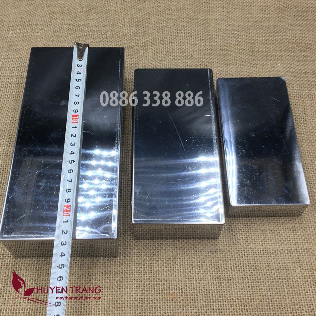 Hộp chữ nhật inox có nắp đậy