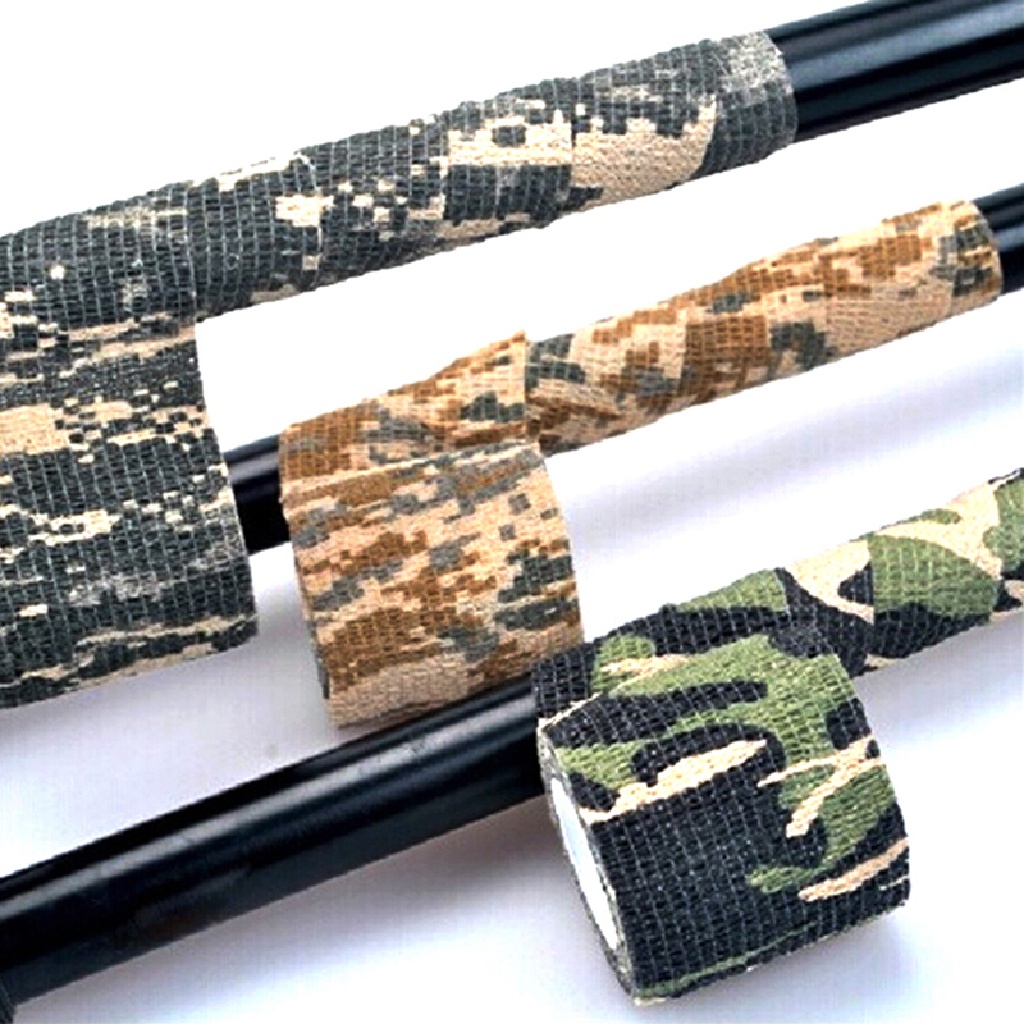 Băng quấn JETTING 5Cm X 4.5M chống nước co giãn họa tiết rằn ri cho đi săn