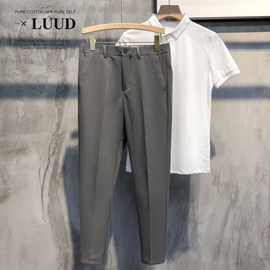 Quần Tây Ống Ôm Thời Trang Công Sở Thanh Lịch Cho Nam