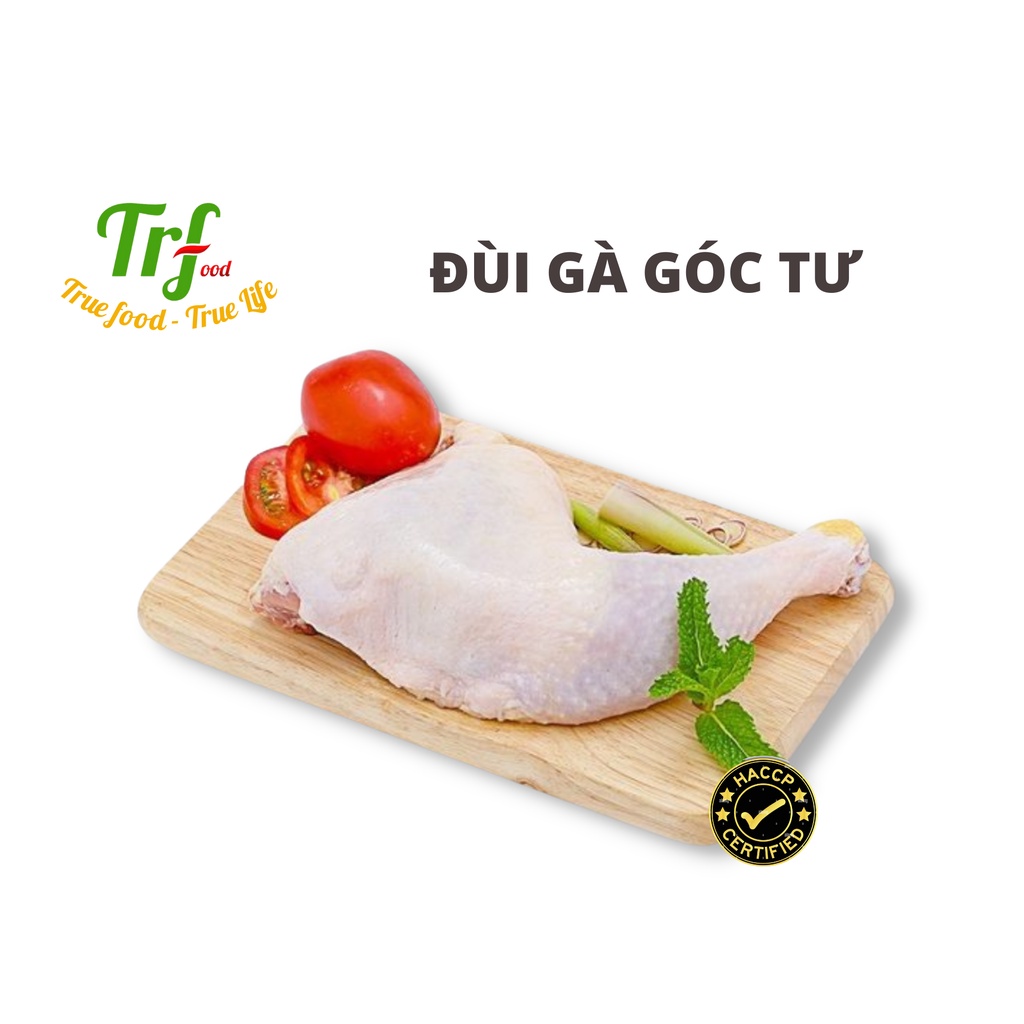 Đùi gà góc tư nhập khẩu Truefood cắt miếng sẵn/nguyên chiếc ăn nướng 500-700g [HN giao hỏa tốc 2h]