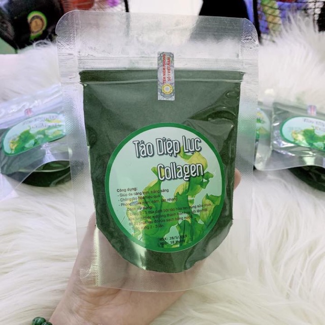 Sỉ 1 kg Bột Tảo xoắn Collagen đắp mặt, dưỡng da.