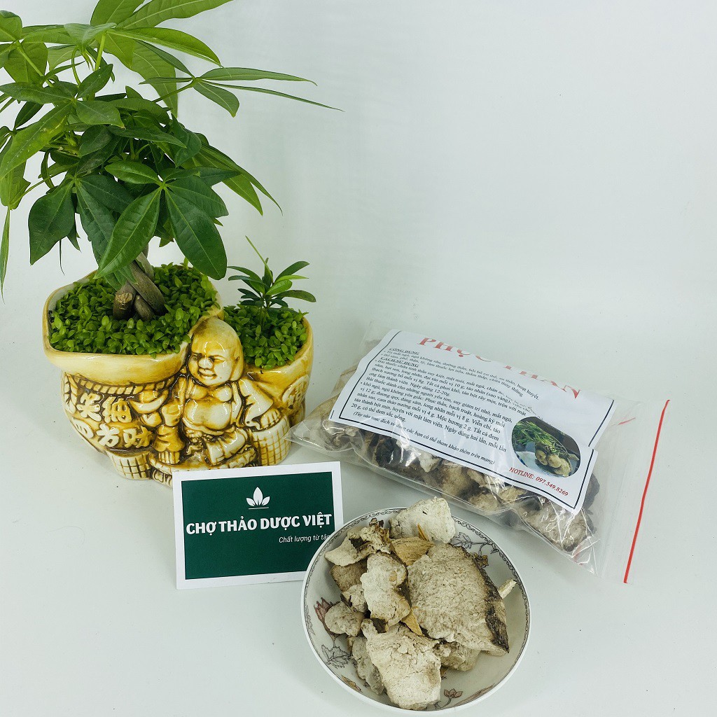 [Giá Sỉ] 2kg Phục Thần (Hàng Không Tẩy Trắng, Khô, Thái Miếng)