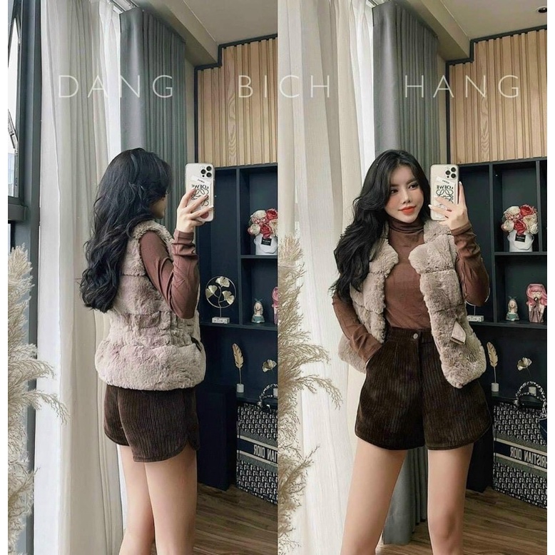 QUẦN SHORT NHUNG TĂM 1 CÚC LOẠI 1 CÓ LÓT MS18929