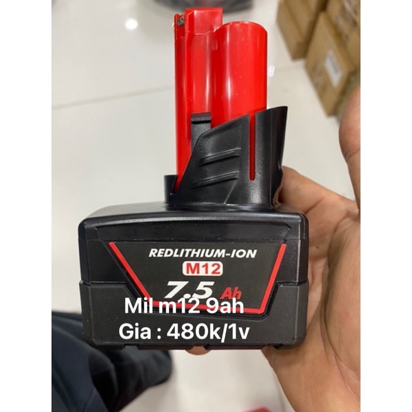 Pin dóng Milwaukee 12V SS25R