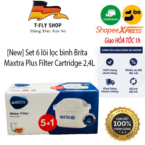Set 6 lõi lọc bình Brita Maxtra Plus Filter Cartridge 2,4L - Có Tách Lẻ [Chính Hãng]