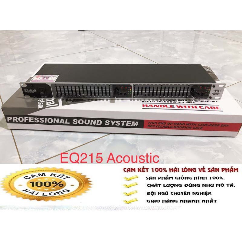 Lọc xì TD 215 acoustic chính hãng-TẶNG DÂY