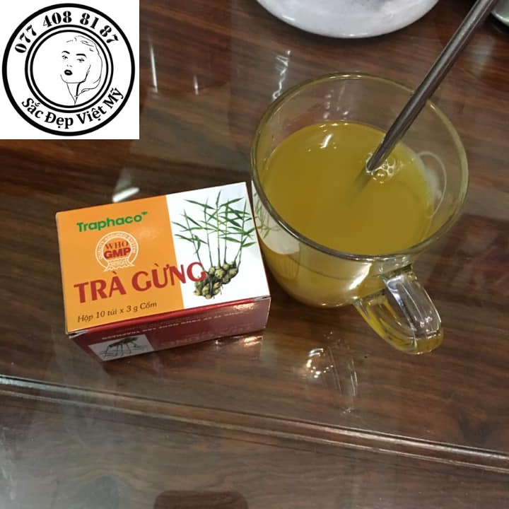[Hot Ginger] Trà Gừng Hoà Tan Giảm Mỡ Ấm Bụng Cho Ngày Đèn Đỏ Hiệu Qủa Tức Thì