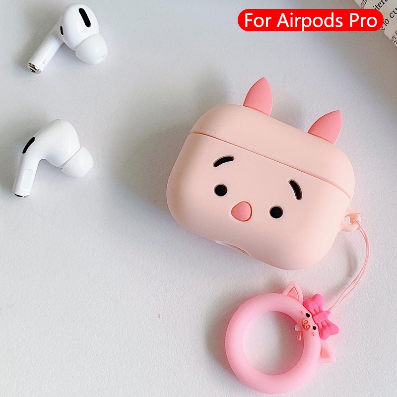 Vỏ bảo vệ hộp sạc tai nghe thích hợp cho bluetooth airpods pro 1 2 i12 i10 i11 i23 i9s i13 bằng silicon