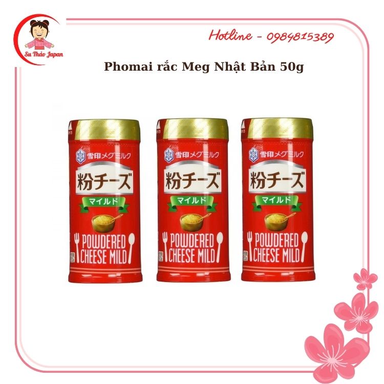 Phô Mai rắc Meg Nhật 50g Cho Bé 8M+[Date 2024]