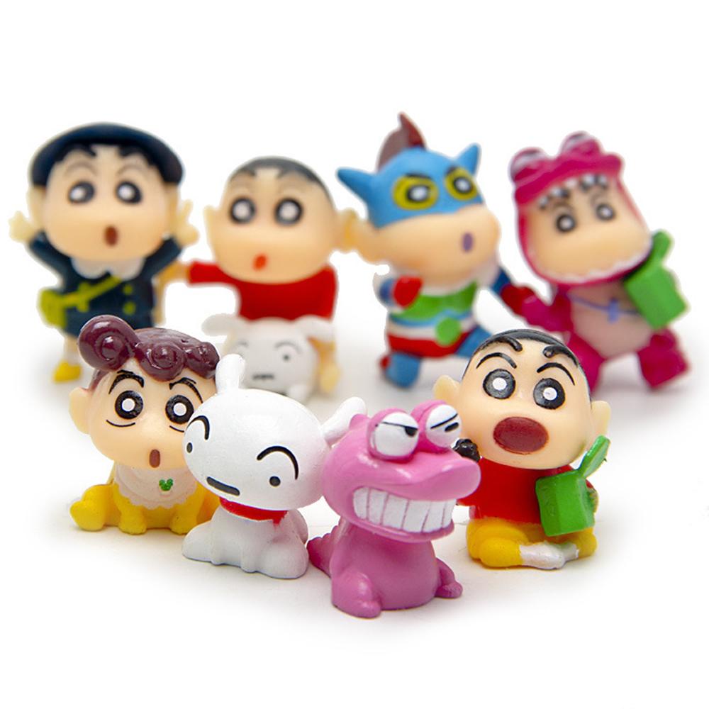 AARON1 Mô Hình Nhân Vật Shin-Chan Trang Trí Tiểu Cảnh