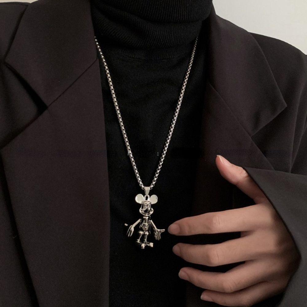 Vòng cổ Mặt Hình Chuột Mickey Hoạt Hình Chất Lượng Cao VANES1