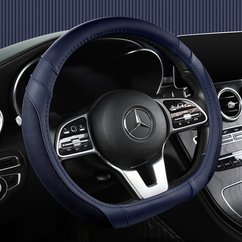 Bọc vô lăng ô tô loại D bọc da cho Kia Proceed Ceed GT Stonic 2017 2018 2019 2020 2021 Picanto X-line Morning