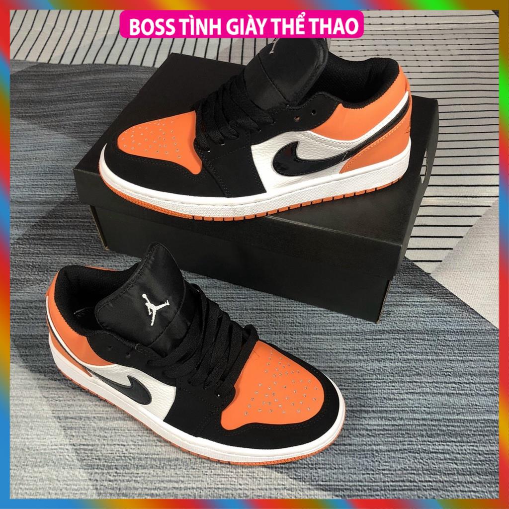 Giày JORDAN 1 Low đen trắng , Giày Sneaker 𝐉𝐎𝐃𝐀𝐍 1 Panda THẤP CỔ Màu Đen Trắng-Tình