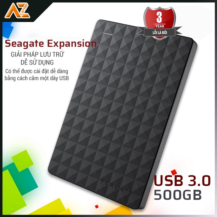 Ổ cứng di động Seagate Expansion 500GB / 1TB