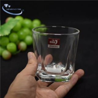 Bộ 6 cốc thủy tinh cạnh