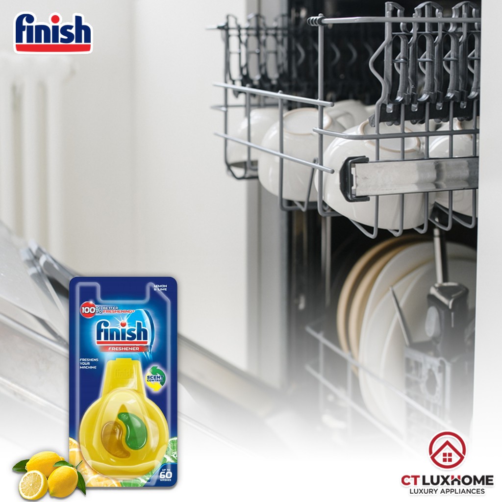 Khử mùi máy rửa bát - Tinh dầu treo hương chanh Finish - Hàng chính hãng