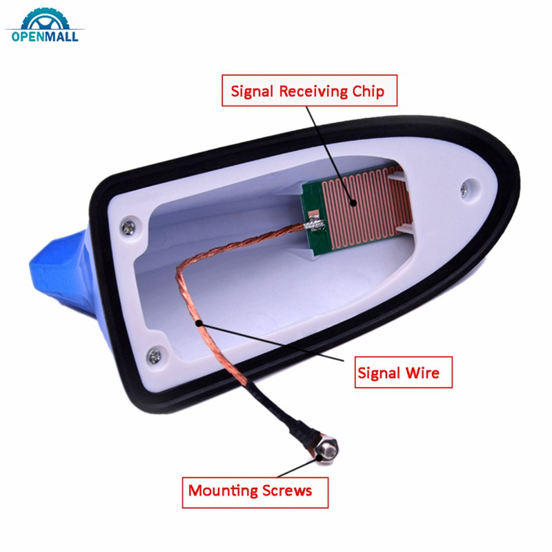 Ăng Ten Thu Sóng Radio Hình Vây Cá Mập Cho Xe Hơi