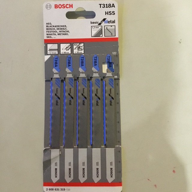 Vỉ lưỡi cưa sọc bosch T318A