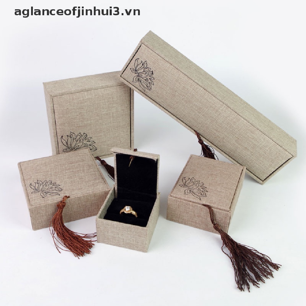 * * Afhvn * * Hộp Đựng Trang Sức Làm Quà Tặng Trang Sức.