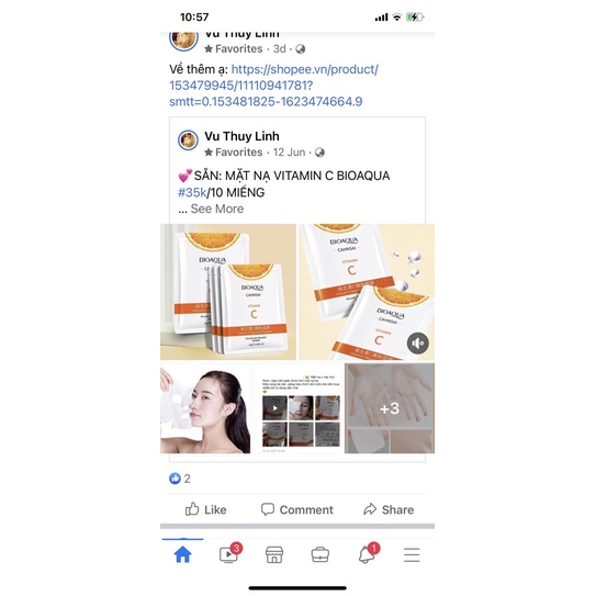 Mặt nạ vitamin C