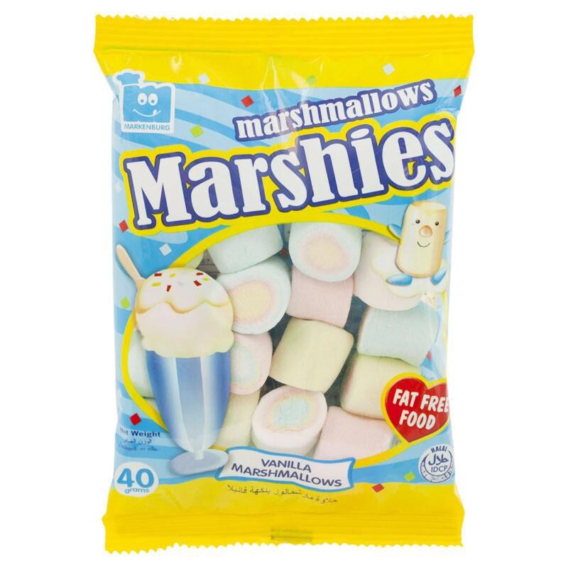 Kẹo Bông Gòn Marshmallow Marshies Hương Vani (gói 40g)