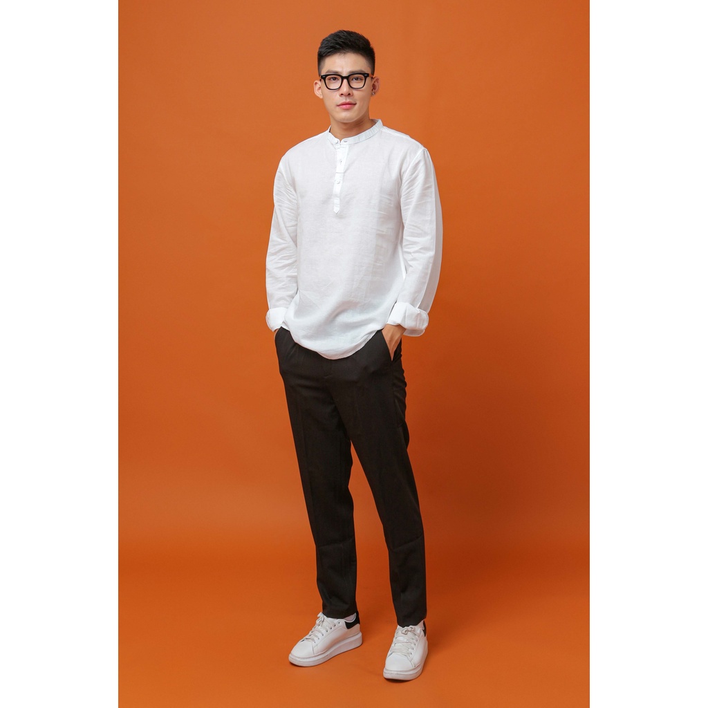 Áo Sơ Mi Tay Dài Công Sở Nam Form Reugular AKUBA | B414 | BigBuy360 - bigbuy360.vn