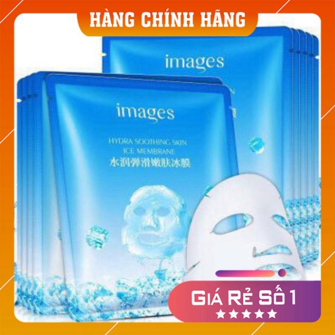 Mặt Nạ Đá Băng ❤️𝑭𝒓𝒆𝒆𝒔𝒉𝒊𝒑❤️ Mask Hydra Smoothing Skin Ice Membrane nội địa Trung Bioaqua