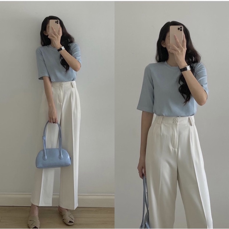 Áo Len trơn mịn cổ tròn hàng QC | BigBuy360 - bigbuy360.vn