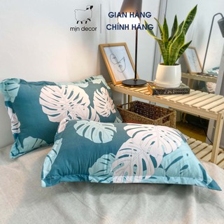 Vỏ gối cotton 3D Mịn Decor thoáng mát nhiều họa tiết đa dạng (45x65cm)