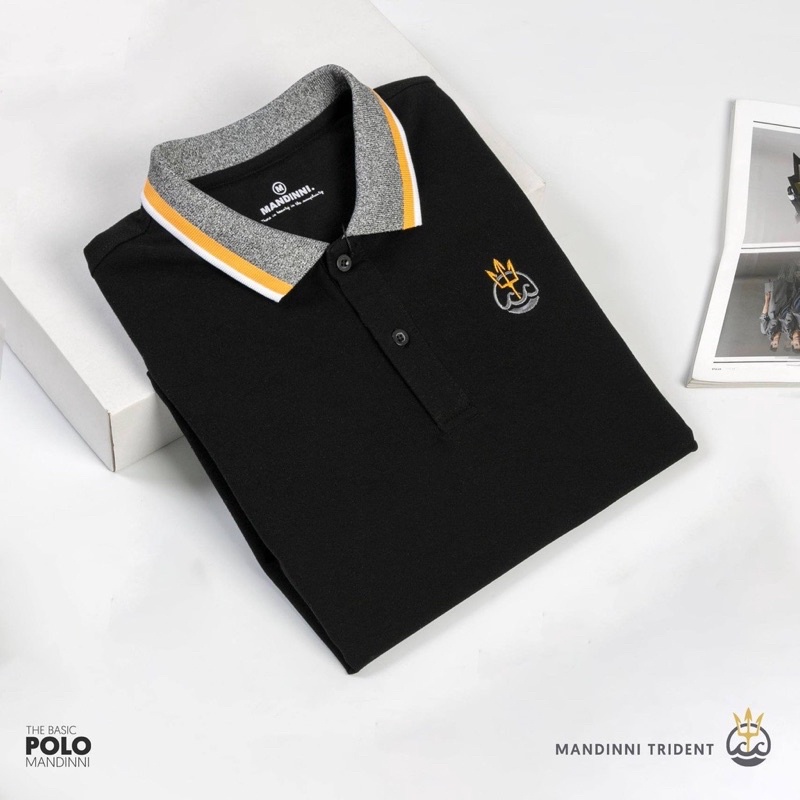 Áo thun ngắn tay có cổ nam chất cá sấu dày mát thêu logo kiểu dáng Hàn Quốc siêu đẹp