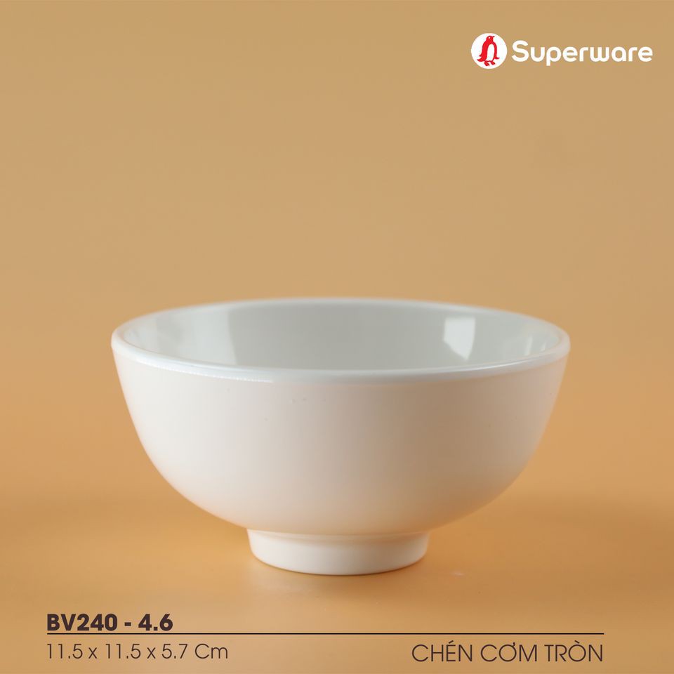 Bộ Bát Đĩa SUPERWARE Nhựa Phíp 100% Melamine Sứ - Porceline