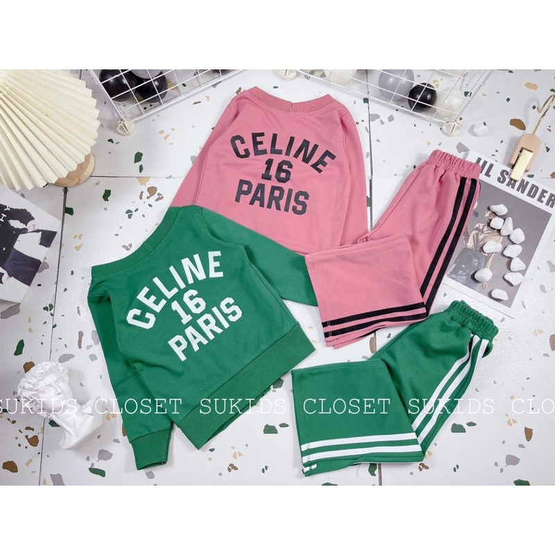 Set áo khoác quần xuông số 16 cho bé gái