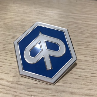 Logo Ốp mặt nạ xe Piaggio-LIBERTY, ET - G296 chính hãng Piagio piaggio, LIBERTY