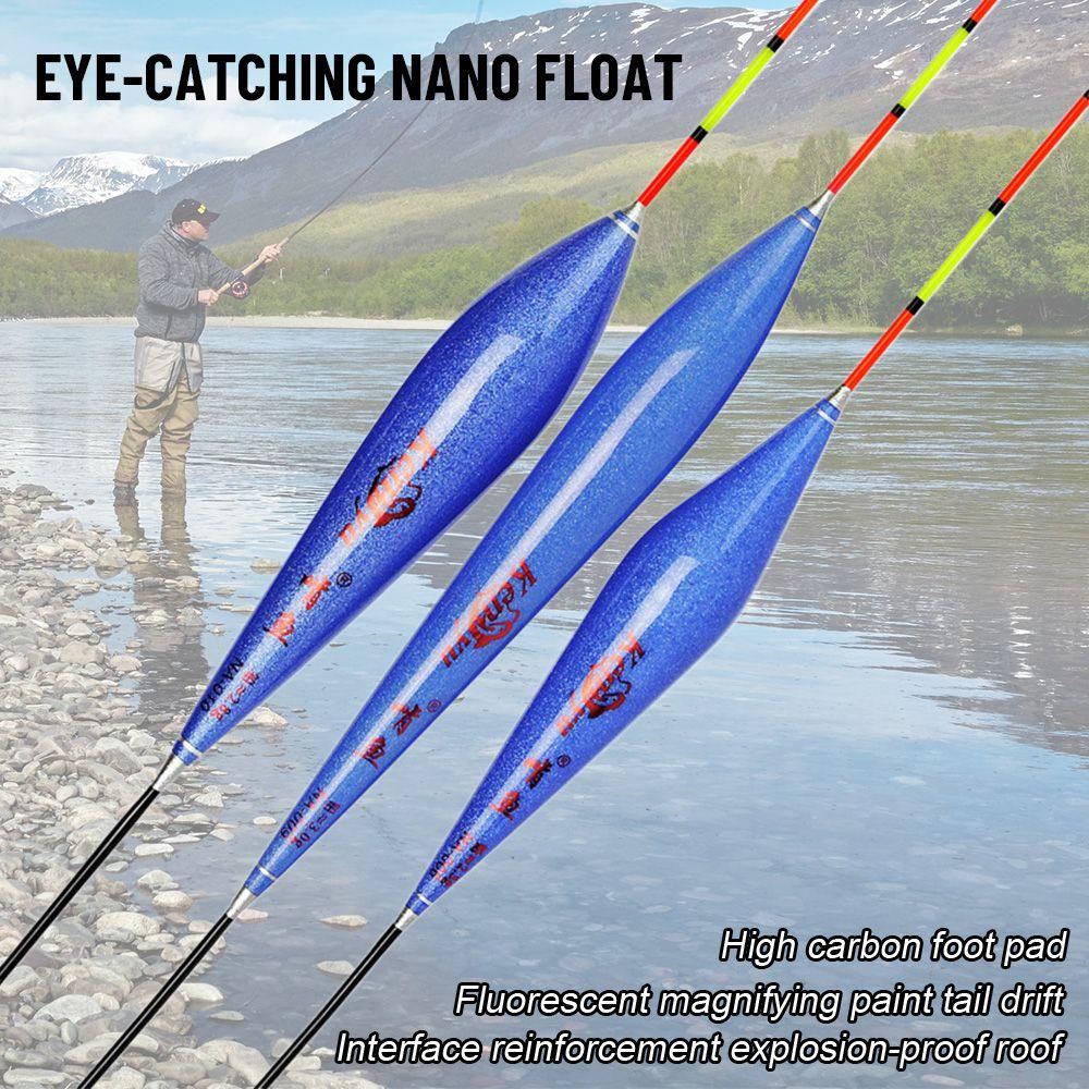 MUVAKO Bộ 3 Phao Câu Cá Đuôi Dài Chất Lượng Cao