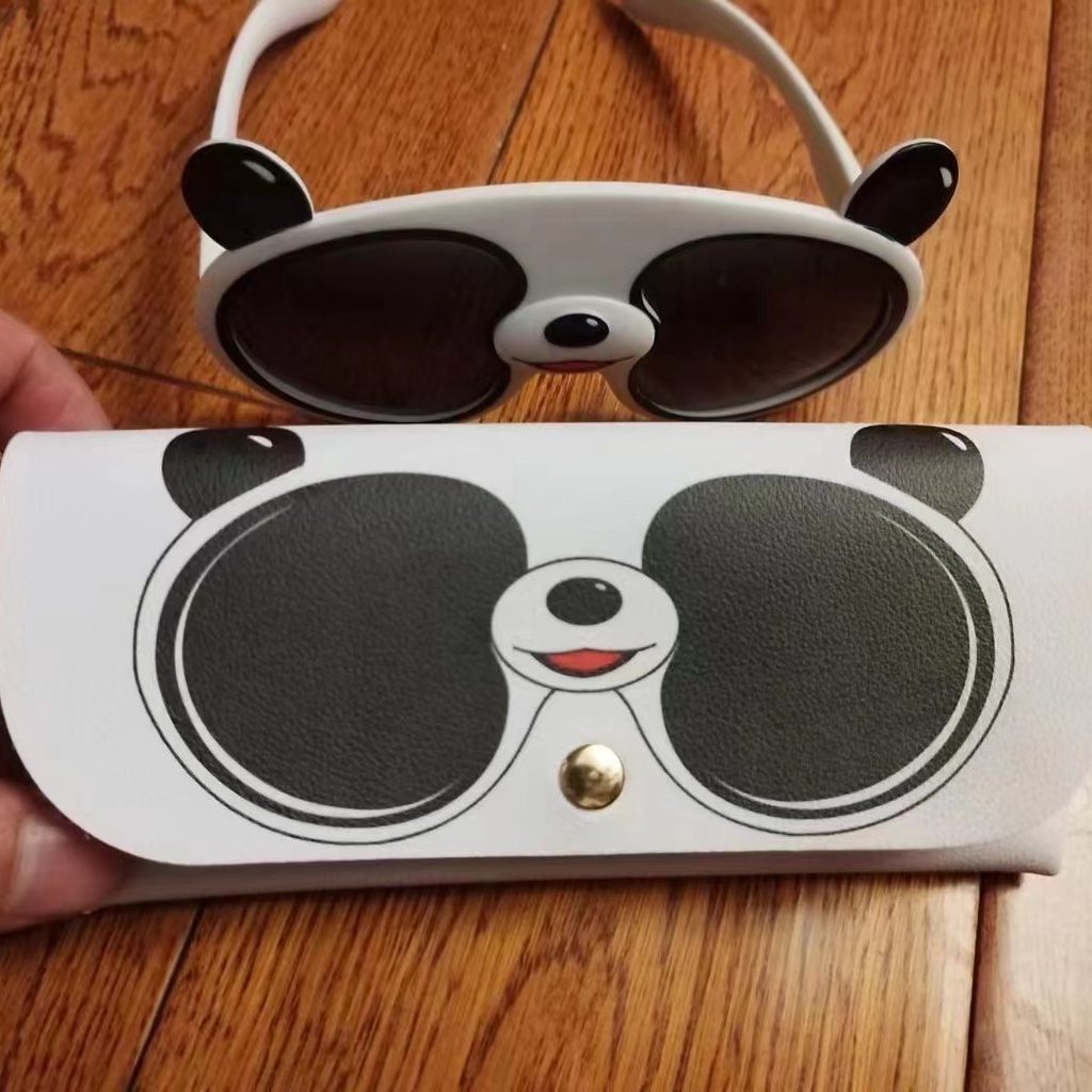 Ins Kính Râm Hình Gấu Trúc Ngôi Sao Phong Cách Đường Phố Thời Trang Bảo Vệ Tia UV Khi Đi Tuyết unisex