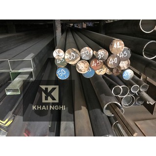 Tùy chọn - trục thép inox tròn đặc đường kính phi 42mm dài 300 - 1000mm