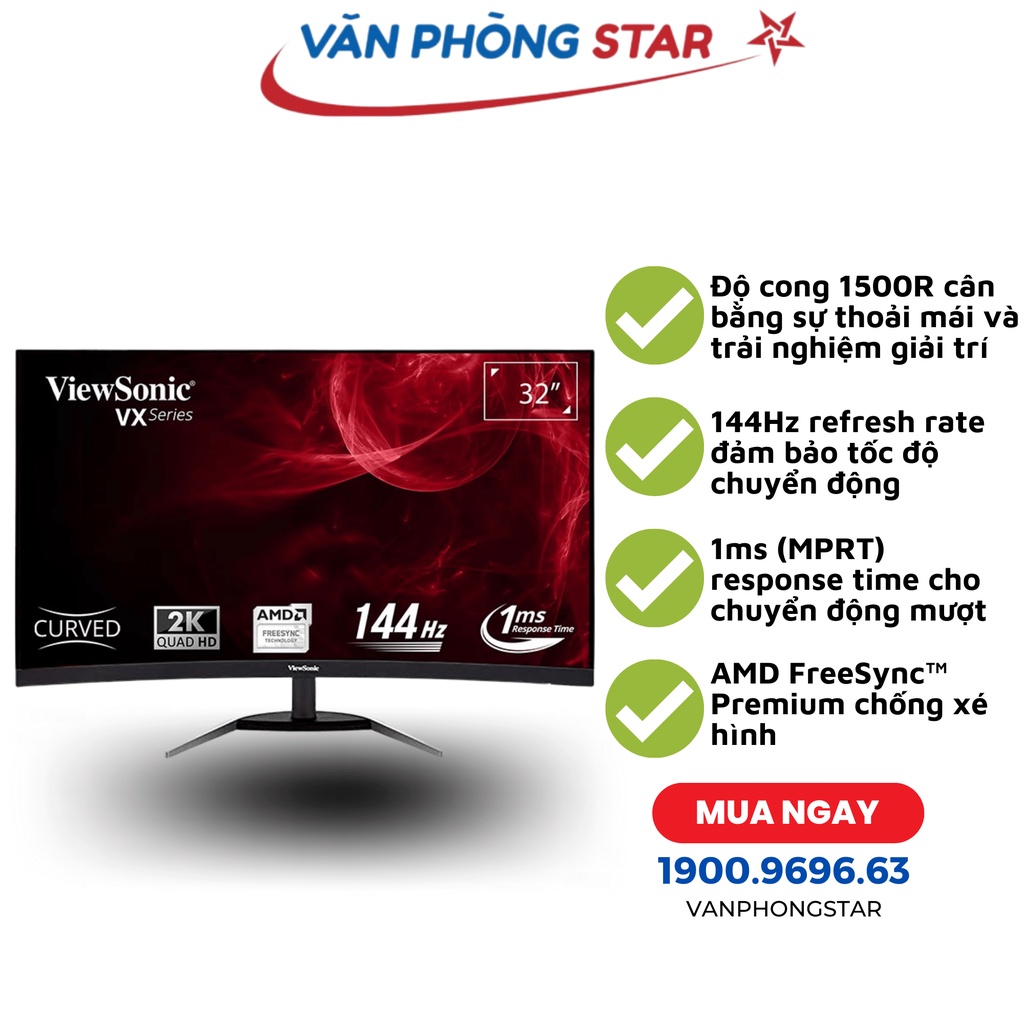 Màn hình Viewsonic VX3268-2KPC-MHD