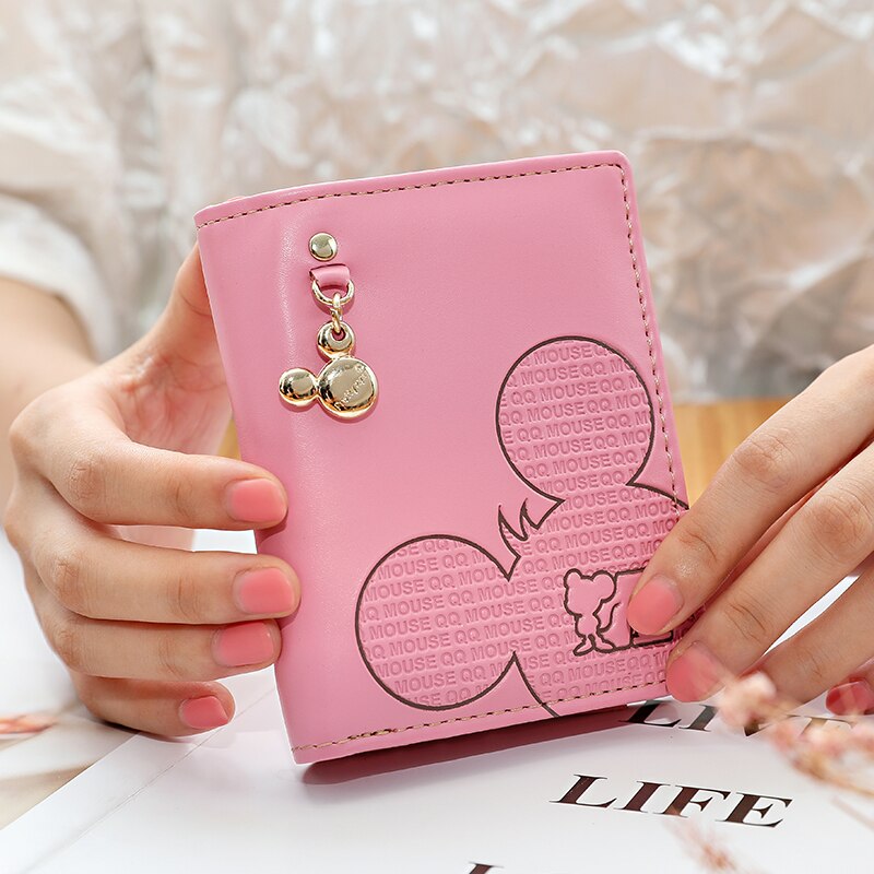 Ví Nữ Mini Hình Chuột Mickey Dễ Thương