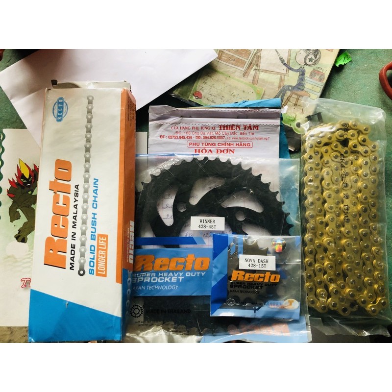Nhông sên dĩa Recto chính hãng winner 150 winner X