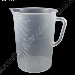 Ca Đong Nhựa Chia Vạch 2 - 3 lít Tay Cầm Pha Chế