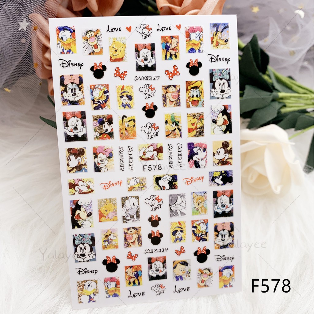 Miếng Dán Móng Tay Màu Sắc Siêu Mỏng Phong Cách Nhật Bản Độc Đáo