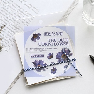 Sticker bông hoa và chữ