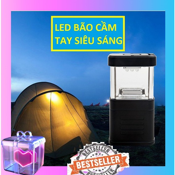 ĐÈN BÃO ĐÈN NGOÀI TRỜI ĐÈN BÀN  ĐA NĂNG 11 LED SIÊU SÁNG(TẶNG KÈM PIN)